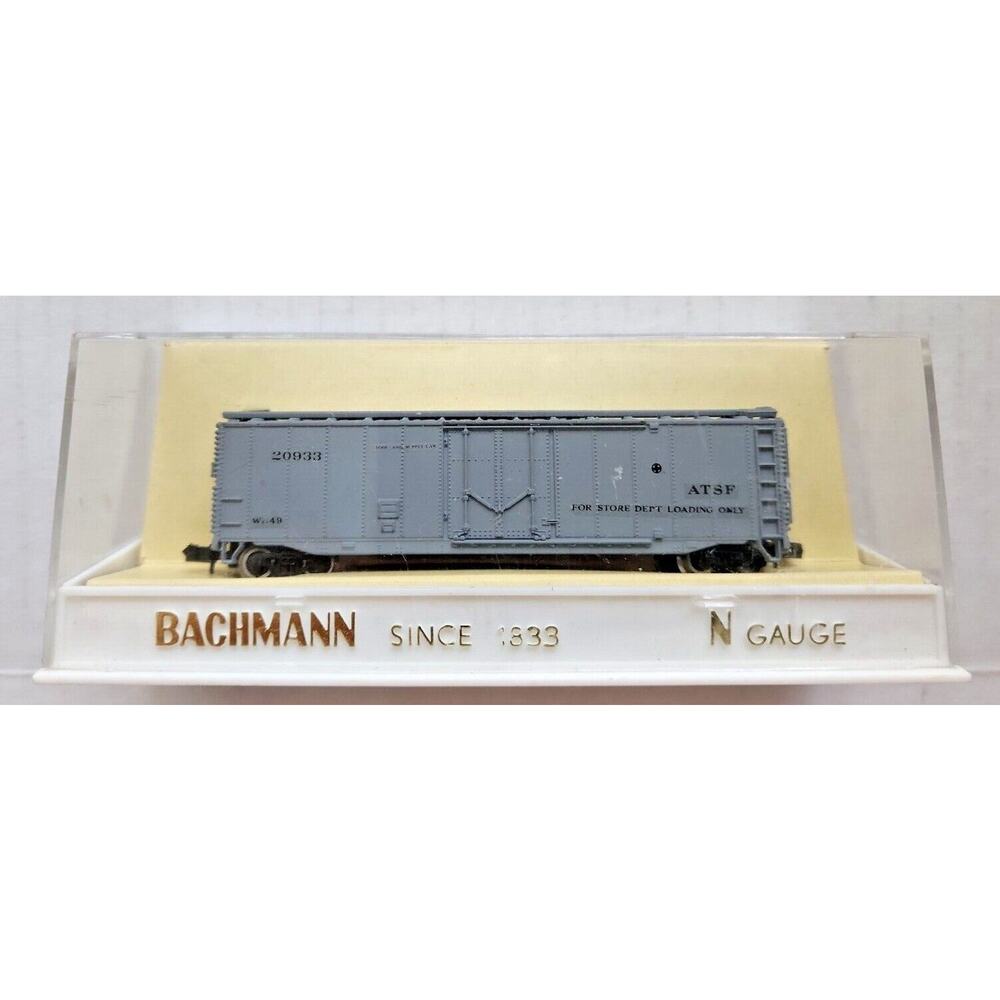 Bachmann N Scale ATSF 20933 Single Box‎ Car NIB U103-85